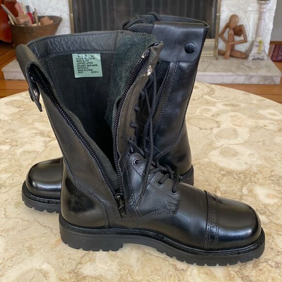 Bates 11" Paratrooper Side-Zip Leather Boots - Picture 11 of 17